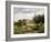 Entrance of a Village, C.1863-Camille Pissarro-Framed Giclee Print