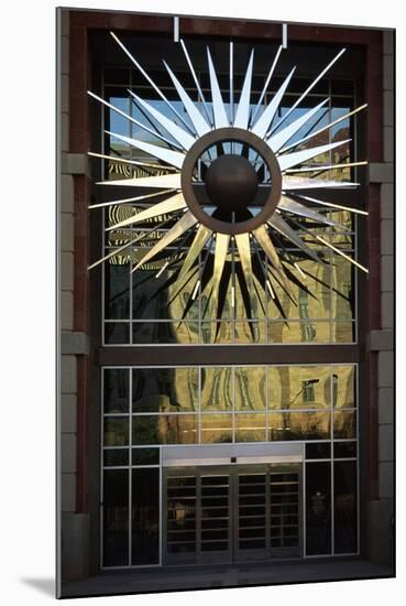 Entrance of Administrative Building-null-Mounted Giclee Print