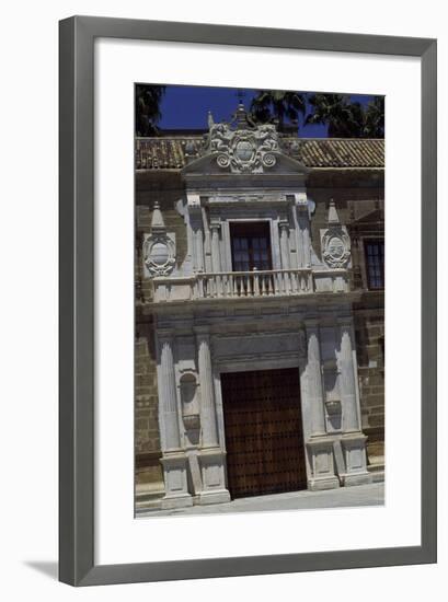 Entrance of Hospital De Las Cinco Llagas, Seville, Andalusia, Spain-null-Framed Giclee Print