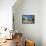 Entrance of Park Güell with City Skyline Behind, Barcelona, Catalonia, Spain-Stefano Politi Markovina-Framed Premier Image Canvas displayed on a wall