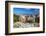 Entrance of Park Güell with City Skyline Behind, Barcelona, Catalonia, Spain-Stefano Politi Markovina-Framed Photographic Print