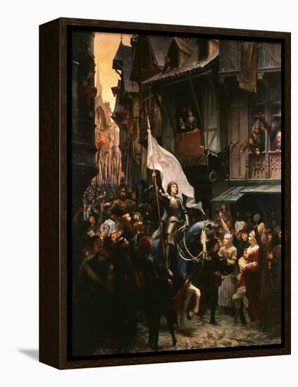 Entrance of Saint Joan of Arc, 1412-31, into Orleans, France-Jean-jacques Scherrer-Framed Premier Image Canvas