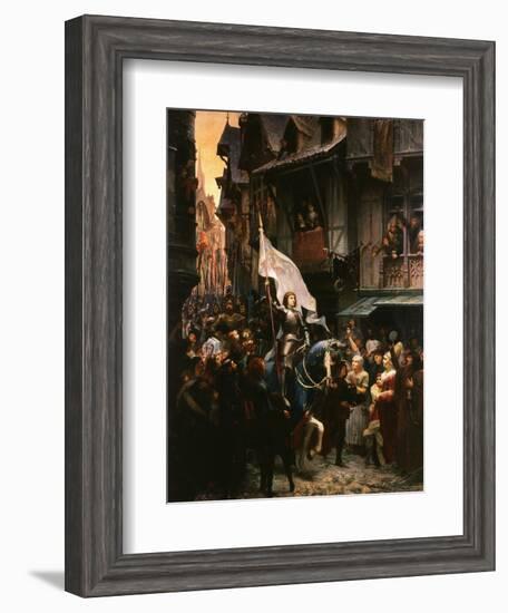 Entrance of Saint Joan of Arc, 1412-31, into Orleans, France-Jean-jacques Scherrer-Framed Giclee Print