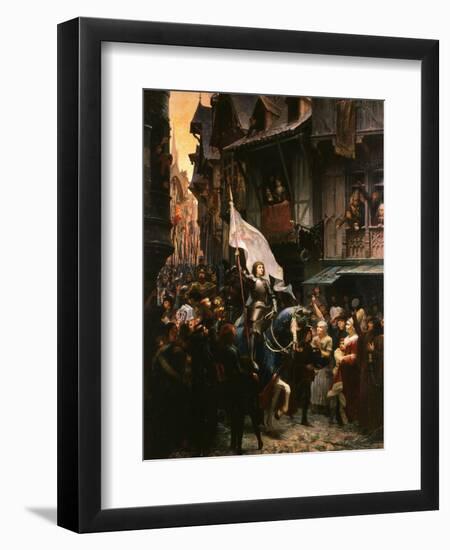 Entrance of Saint Joan of Arc, 1412-31, into Orleans, France-Jean-jacques Scherrer-Framed Giclee Print