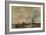 Entrance of the Meuse: Orange-Merchant on the Bar, Going to Pieces, c1819-J. M. W. Turner-Framed Giclee Print