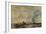 Entrance of the Meuse: Orange-Merchant on the Bar, Going to Pieces, c1819-J. M. W. Turner-Framed Giclee Print