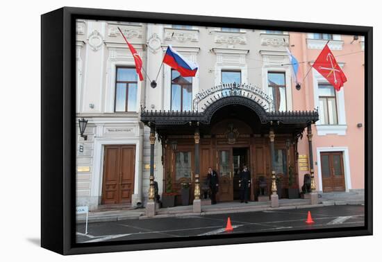 Entrance of the Taleon Imperial Hotel, St Petersburg, Russia, 2011-Sheldon Marshall-Framed Premier Image Canvas