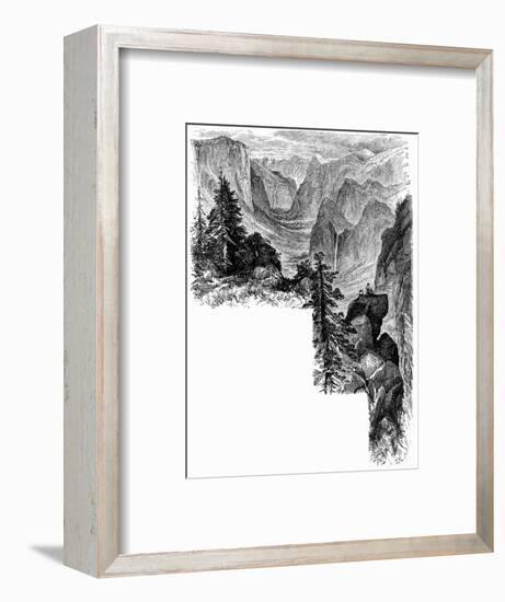 Entrance of Yosemite Valley, California, USA, c1875. Artist: Unknown-Unknown-Framed Giclee Print