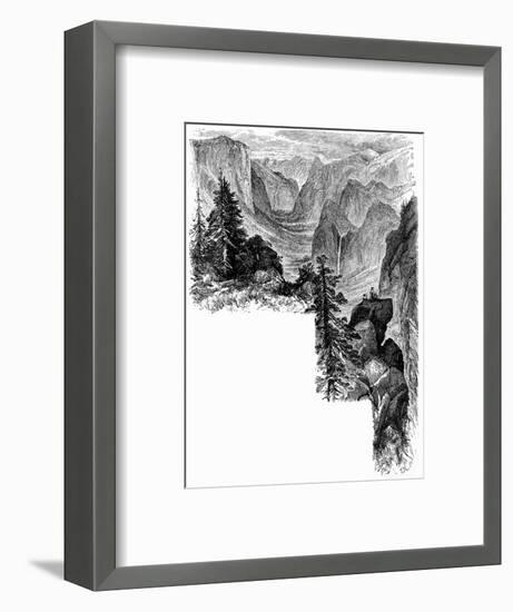 Entrance of Yosemite Valley, California, USA, c1875. Artist: Unknown-Unknown-Framed Giclee Print