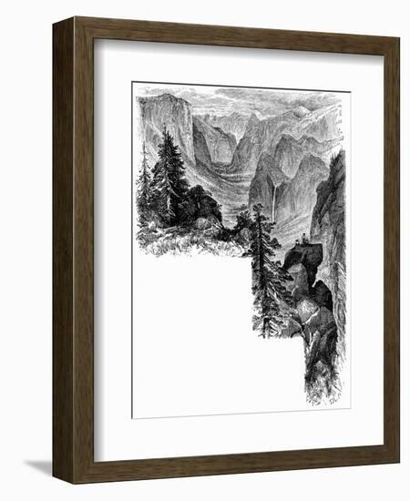 Entrance of Yosemite Valley, California, USA, c1875. Artist: Unknown-Unknown-Framed Giclee Print