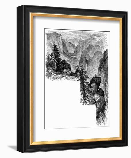 Entrance of Yosemite Valley, California, USA, c1875. Artist: Unknown-Unknown-Framed Giclee Print