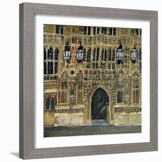 Entrance, Parliament, London-Susan Brown-Framed Giclee Print