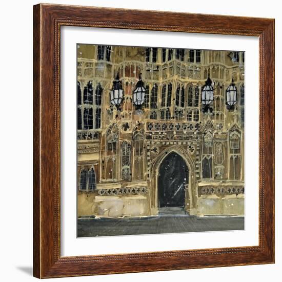 Entrance, Parliament, London-Susan Brown-Framed Giclee Print