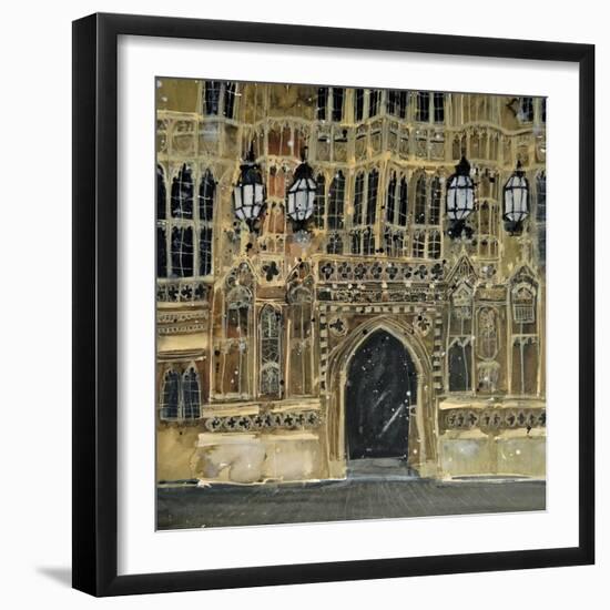 Entrance, Parliament, London-Susan Brown-Framed Giclee Print