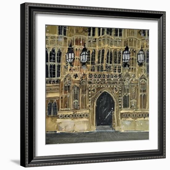 Entrance, Parliament, London-Susan Brown-Framed Giclee Print