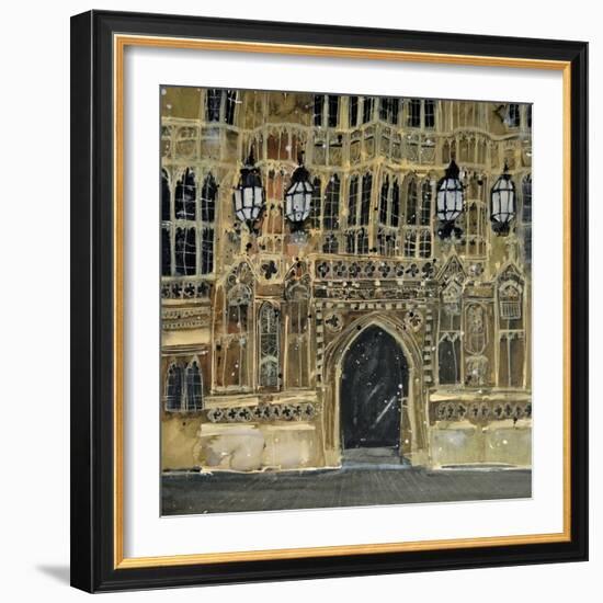 Entrance, Parliament, London-Susan Brown-Framed Giclee Print