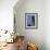 Entrance Porch and Window of Blue Painted Haveli, Old City, Jodhpur, Rajasthan State, India-Eitan Simanor-Framed Photographic Print displayed on a wall