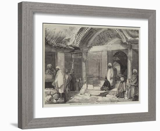 Entrance to a Mosque, Islamabad, Cashmere-William Carpenter-Framed Giclee Print