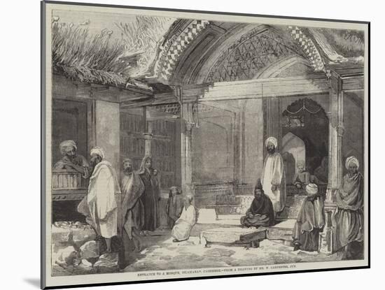 Entrance to a Mosque, Islamabad, Cashmere-William Carpenter-Mounted Giclee Print