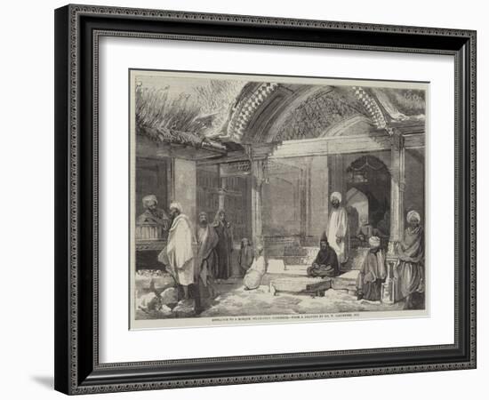 Entrance to a Mosque, Islamabad, Cashmere-William Carpenter-Framed Giclee Print