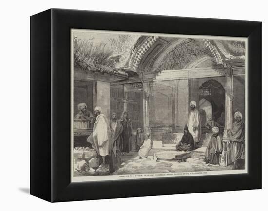 Entrance to a Mosque, Islamabad, Cashmere-William Carpenter-Framed Premier Image Canvas