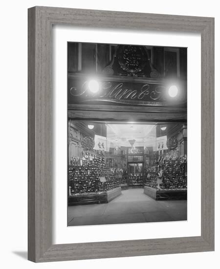 Entrance to a Shoe Store-null-Framed Photographic Print