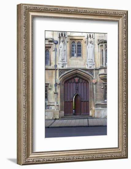 Entrance to All Souls College, Oxford, Oxfordshire, England, United Kingdom, Europe-Charlie Harding-Framed Photographic Print