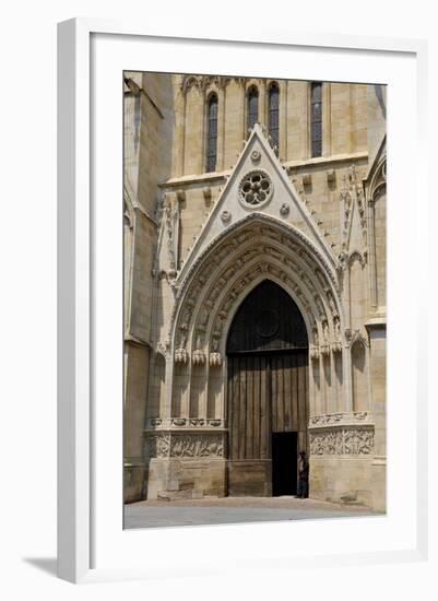 Entrance to Cathedrale Saint Andre, Bordeaux, UNESCO Site, Gironde, Aquitaine, France-Peter Richardson-Framed Photographic Print