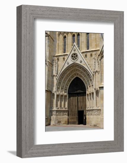 Entrance to Cathedrale Saint Andre, Bordeaux, UNESCO Site, Gironde, Aquitaine, France-Peter Richardson-Framed Photographic Print