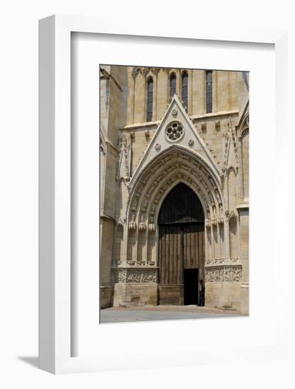 Entrance to Cathedrale Saint Andre, Bordeaux, UNESCO Site, Gironde, Aquitaine, France-Peter Richardson-Framed Photographic Print