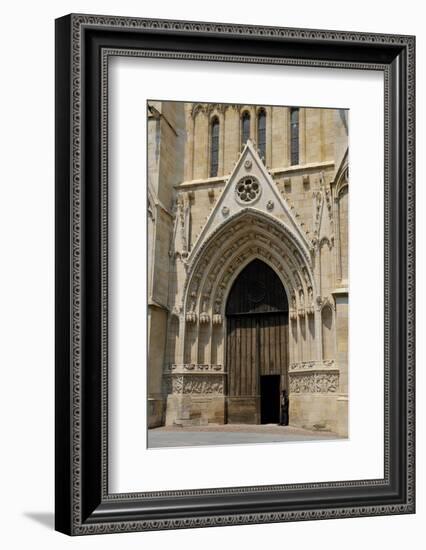 Entrance to Cathedrale Saint Andre, Bordeaux, UNESCO Site, Gironde, Aquitaine, France-Peter Richardson-Framed Photographic Print