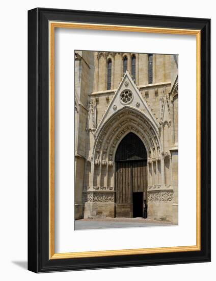 Entrance to Cathedrale Saint Andre, Bordeaux, UNESCO Site, Gironde, Aquitaine, France-Peter Richardson-Framed Photographic Print