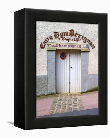 Entrance to Cellar in Cave Dom Perignon, Hautvillers, Vallee De La Marne, Champagne, France-Per Karlsson-Framed Premier Image Canvas