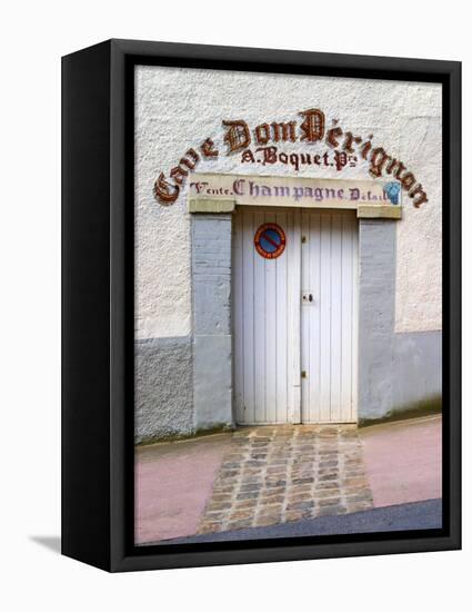 Entrance to Cellar in Cave Dom Perignon, Hautvillers, Vallee De La Marne, Champagne, France-Per Karlsson-Framed Premier Image Canvas