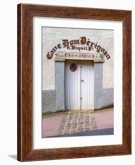 Entrance to Cellar in Cave Dom Perignon, Hautvillers, Vallee De La Marne, Champagne, France-Per Karlsson-Framed Photographic Print