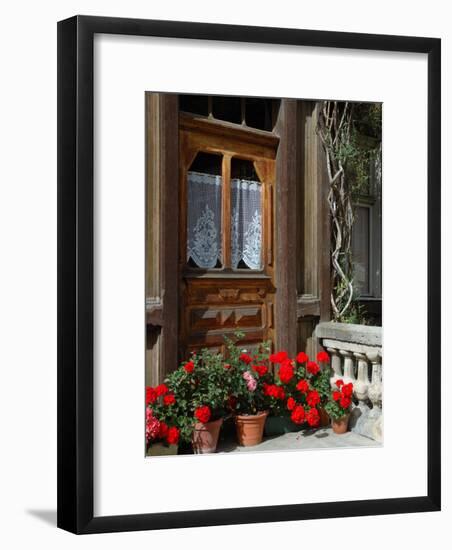 Entrance to Chalet Maria, Zermatt, Switzerland-Lisa S. Engelbrecht-Framed Photographic Print