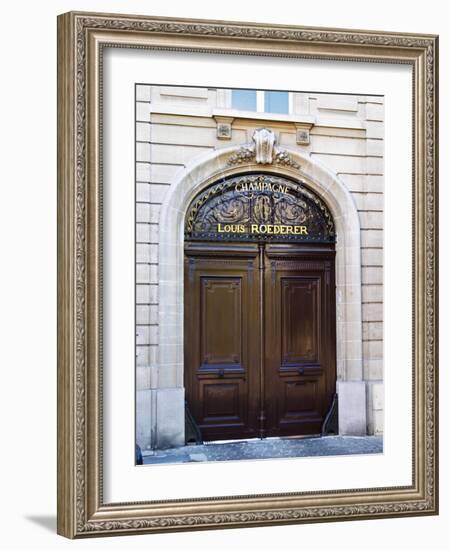 Entrance to Champagne Louis Roederer, Reims, Champagne, Marne, Ardennes, France-Per Karlsson-Framed Photographic Print