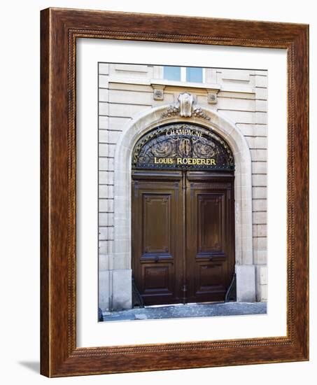 Entrance to Champagne Louis Roederer, Reims, Champagne, Marne, Ardennes, France-Per Karlsson-Framed Photographic Print