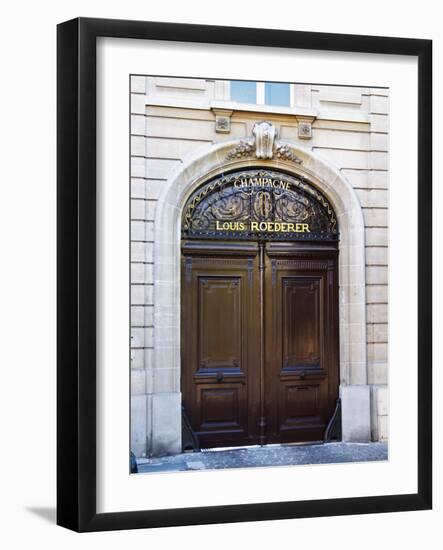 Entrance to Champagne Louis Roederer, Reims, Champagne, Marne, Ardennes, France-Per Karlsson-Framed Photographic Print