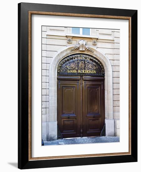 Entrance to Champagne Louis Roederer, Reims, Champagne, Marne, Ardennes, France-Per Karlsson-Framed Photographic Print