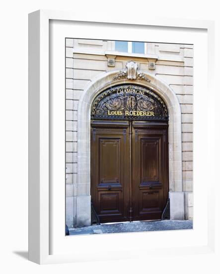 Entrance to Champagne Louis Roederer, Reims, Champagne, Marne, Ardennes, France-Per Karlsson-Framed Photographic Print