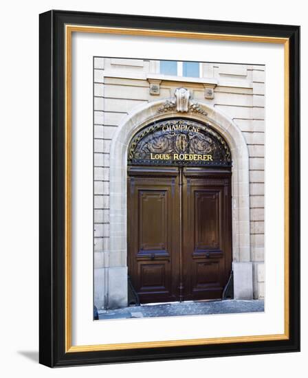 Entrance to Champagne Louis Roederer, Reims, Champagne, Marne, Ardennes, France-Per Karlsson-Framed Photographic Print