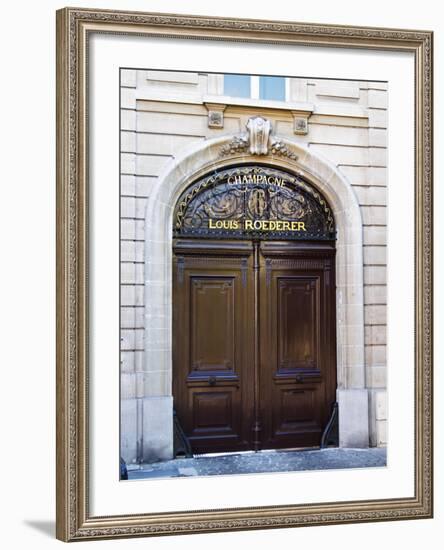 Entrance to Champagne Louis Roederer, Reims, Champagne, Marne, Ardennes, France-Per Karlsson-Framed Photographic Print