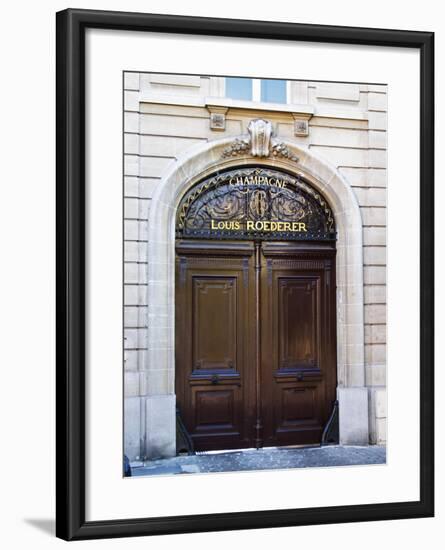 Entrance to Champagne Louis Roederer, Reims, Champagne, Marne, Ardennes, France-Per Karlsson-Framed Photographic Print