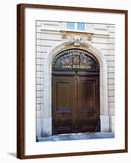 Entrance to Champagne Louis Roederer, Reims, Champagne, Marne, Ardennes, France-Per Karlsson-Framed Photographic Print