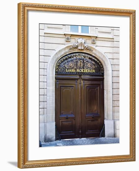 Entrance to Champagne Louis Roederer, Reims, Champagne, Marne, Ardennes, France-Per Karlsson-Framed Photographic Print