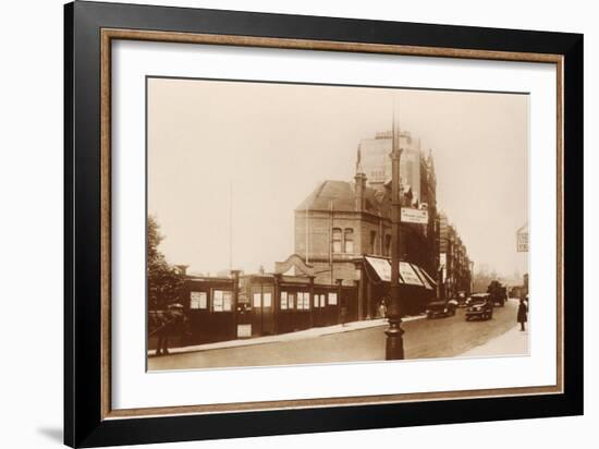 Entrance to Chelsea Football Ground, C. 1920-null-Framed Photographic Print