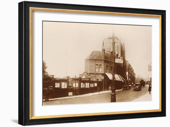 Entrance to Chelsea Football Ground, C. 1920-null-Framed Photographic Print