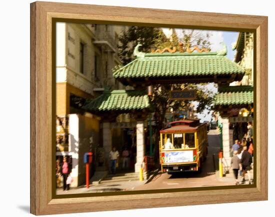 Entrance to Chinatown, San Francisco, California, USA-Michele Westmorland-Framed Premier Image Canvas