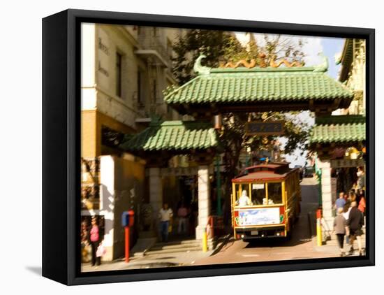 Entrance to Chinatown, San Francisco, California, USA-Michele Westmorland-Framed Premier Image Canvas